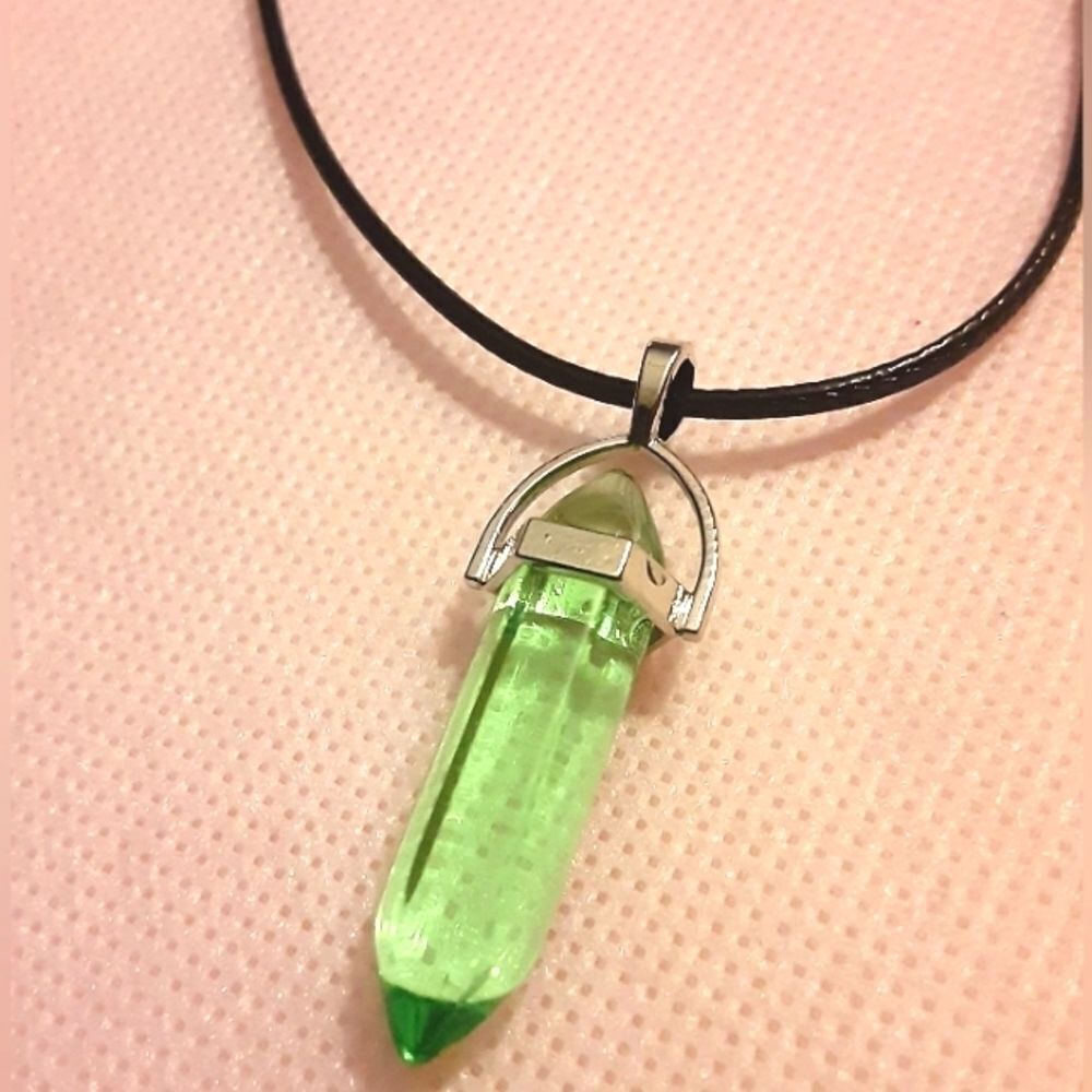 NATURAL energy crystal pendant necklace for male or female